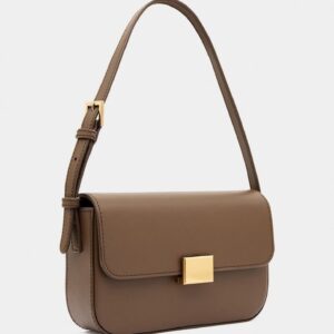 Elegant Brown Clutch Bag